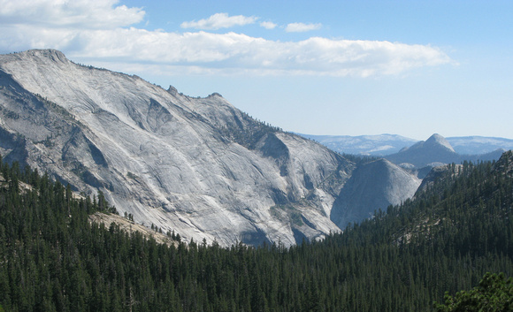 View From Olmsted Point on the way up to Tuolumne Meadows