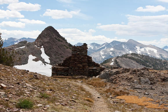 Abandoned Silver Miner's Cabin at 11000' near Tioga Pass