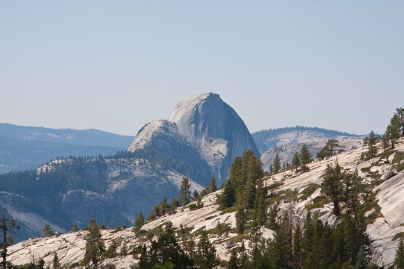 Half Dome View from Olmsted Point - On My Way Down to the Valley