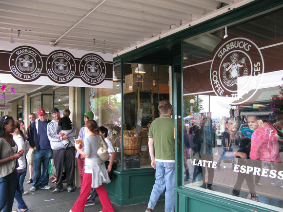 Original Starbucks, Pike Place Market, Seattle, WA