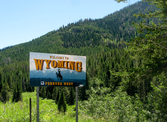 Wyoming State Line