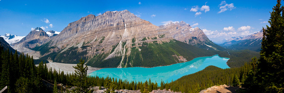 Peyto Lake along the Icefields Parkway, Canada